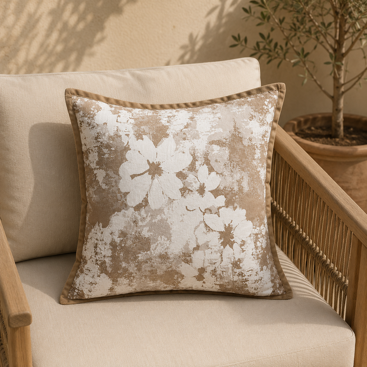 Capa de almofada em estilo jacquard Liora