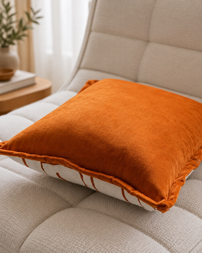 Capa de almofada em estilo jacquard Noaë