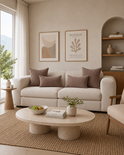 Pillow cover in knitwear style Allure