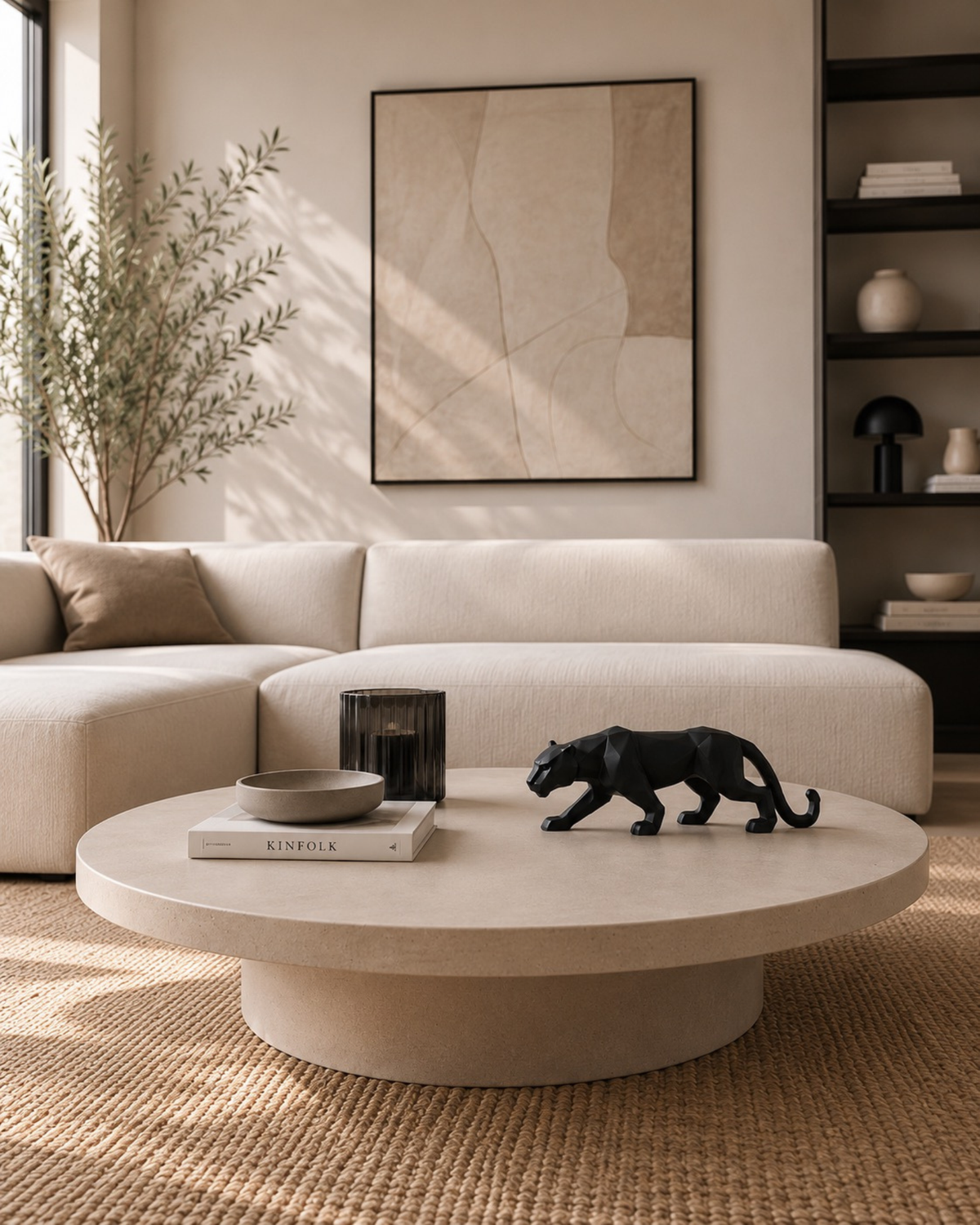 Estatueta decorativa em resina Pryma