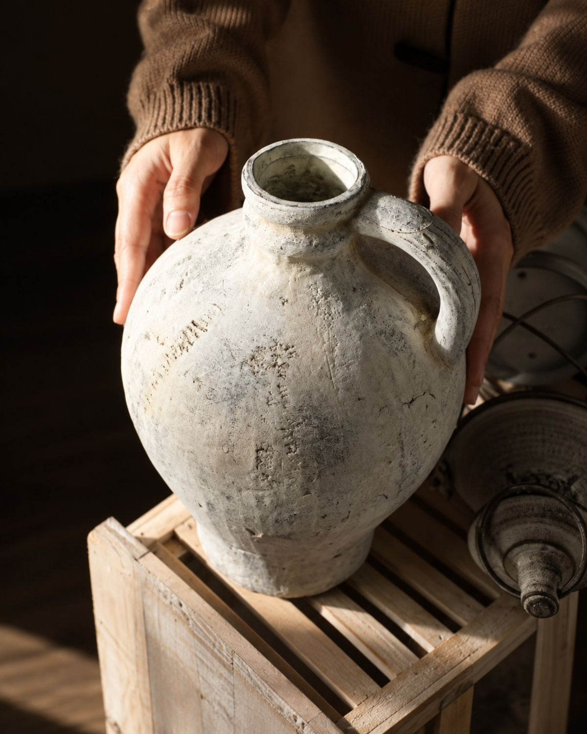 Vaso em cerâmica artesanal Rök