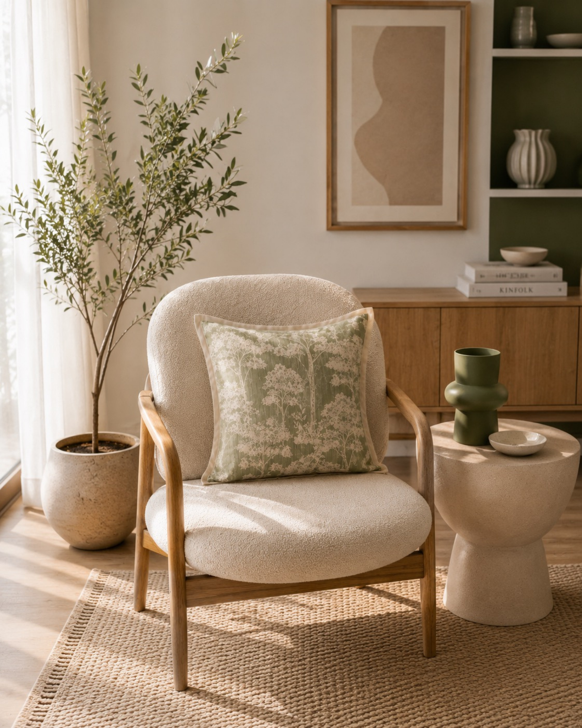Capa de almofada em estilo jacquard Livia