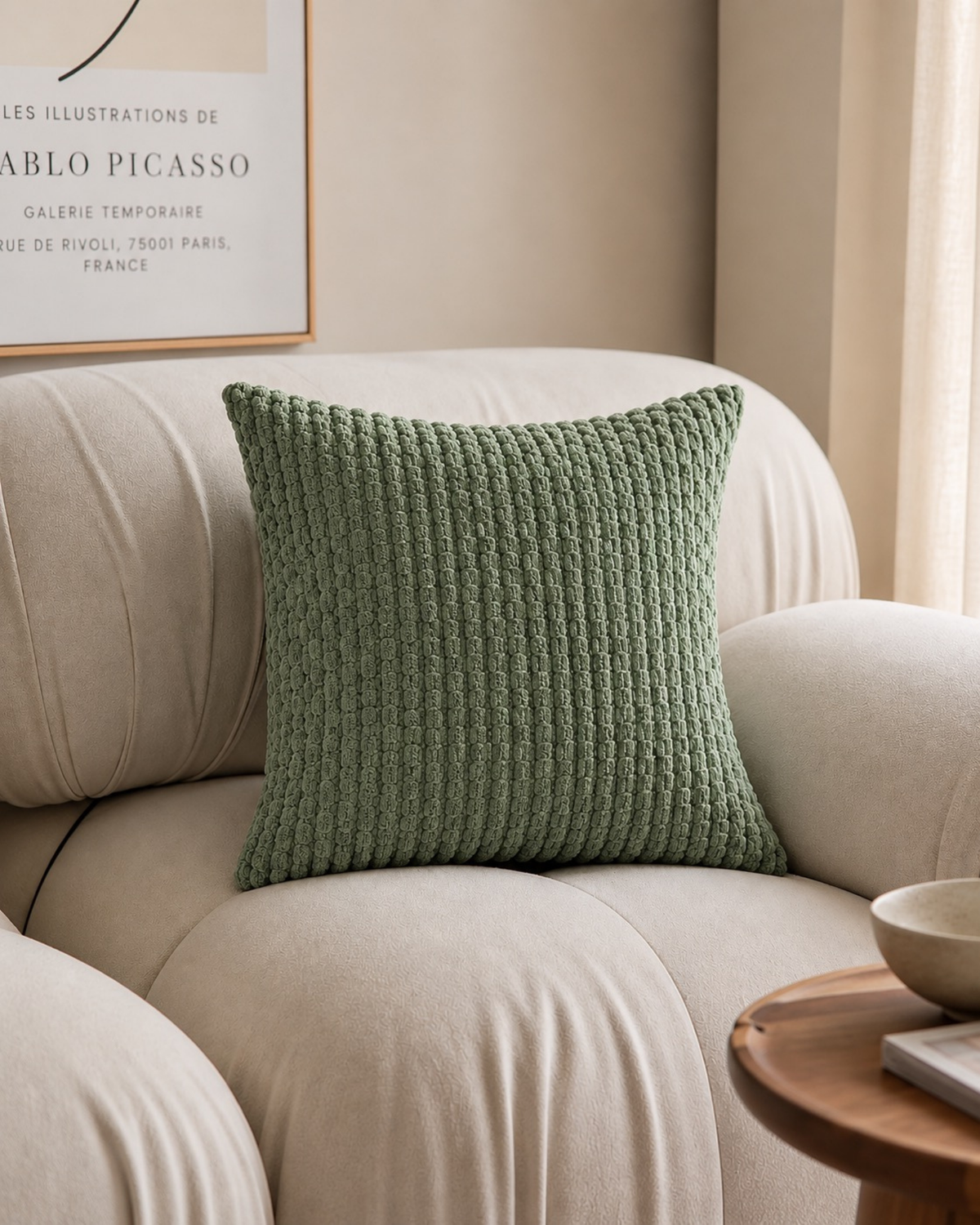Pillow cover in knitwear style Allure