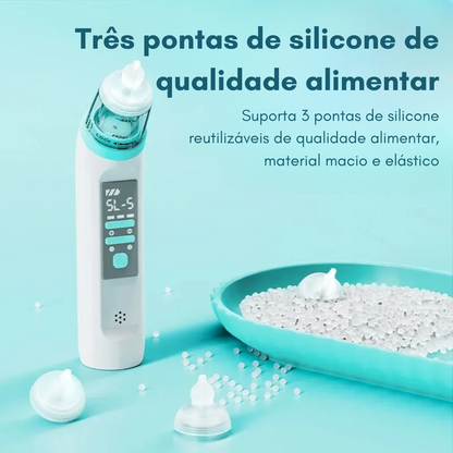 - ASPIRADOR NASAL ELÉTRICO - 5 NÍVEIS AJUSTÁVEIS - Uhauu!