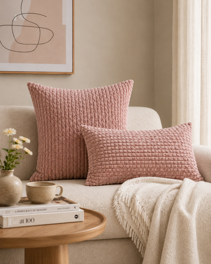 Pillow cover in knitwear style Allure