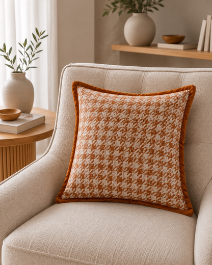 Capa de almofada em estilo jacquard Noaë