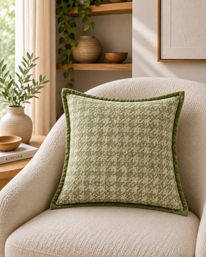 Capa de almofada em estilo jacquard Noaë