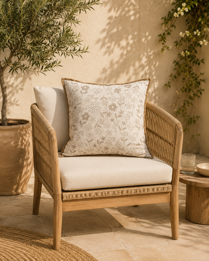 Capa de almofada em estilo jacquard Liora