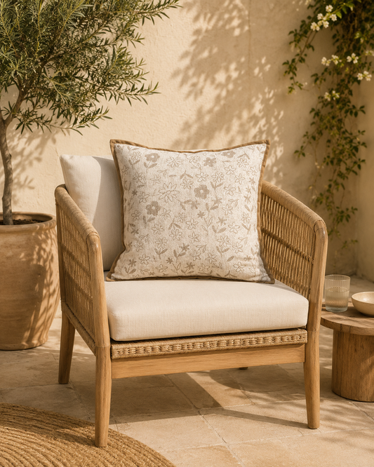 Capa de almofada em estilo jacquard Liora