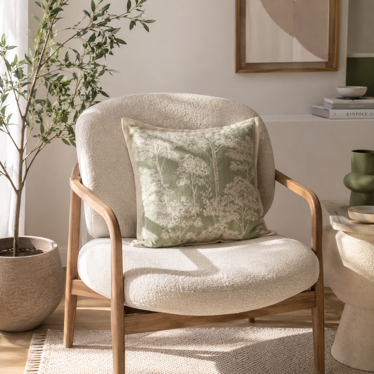 Capa de almofada em estilo jacquard Livia