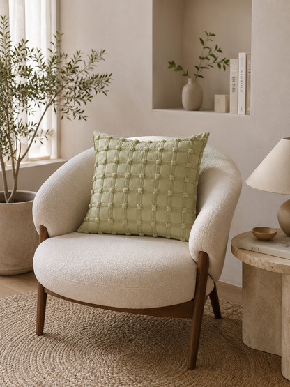 Capa de almofada em estilo jacquard Livia