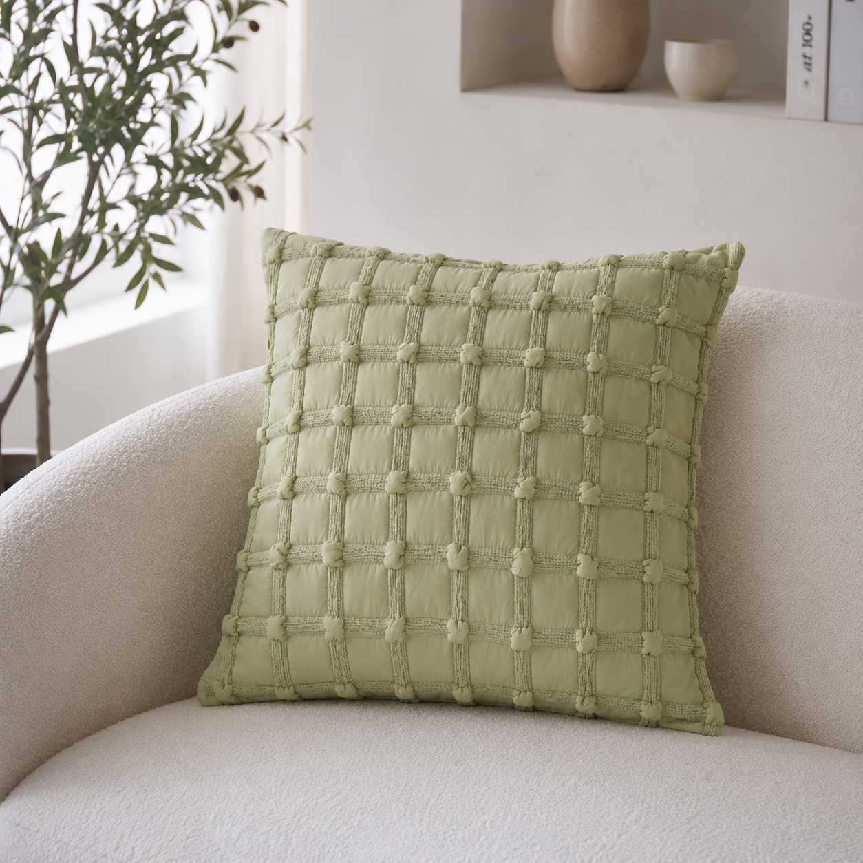Capa de almofada em estilo jacquard Livia