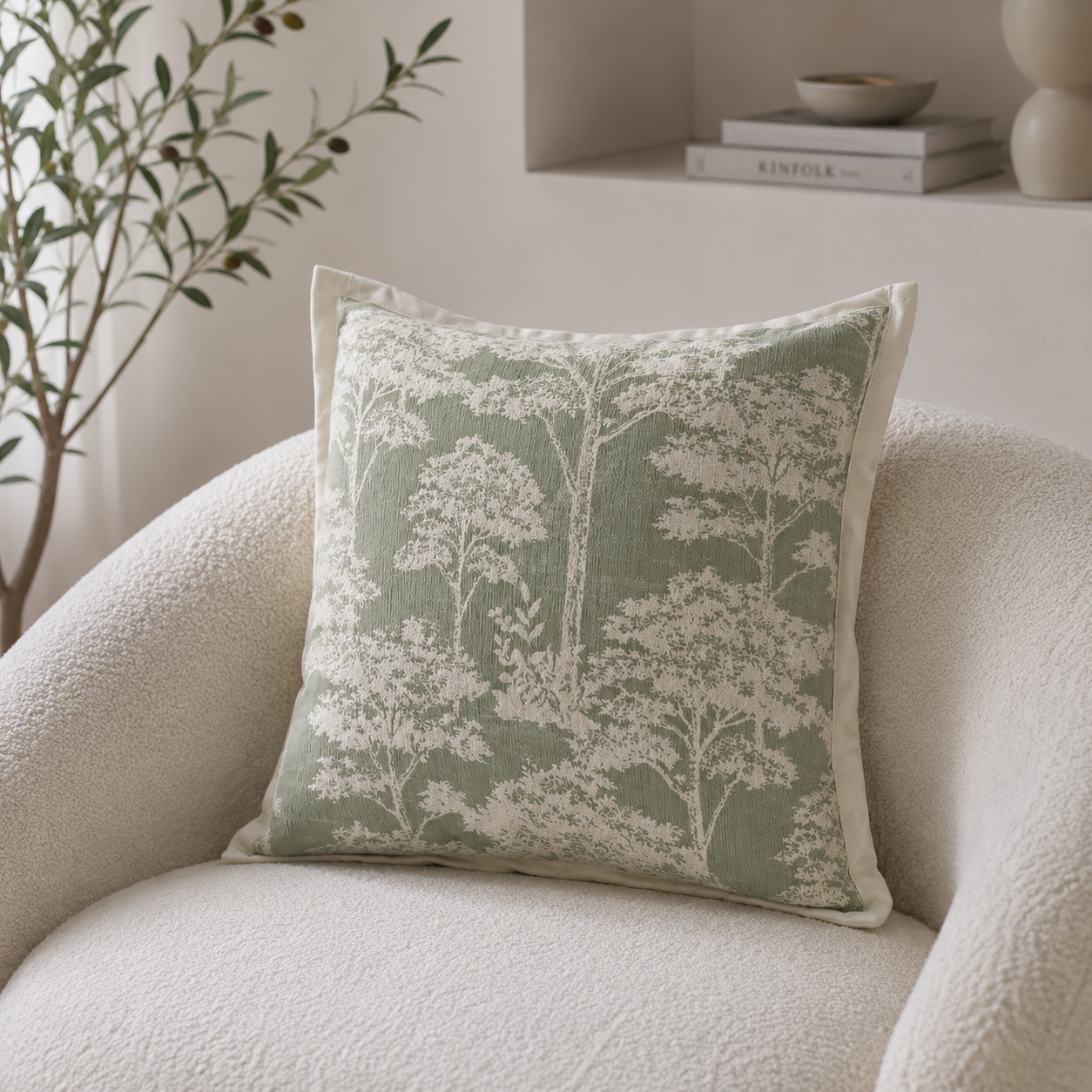 Capa de almofada em estilo jacquard Livia