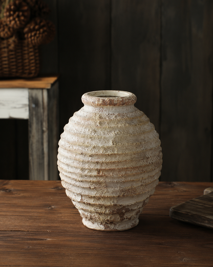 Vaso em cerâmica artesanal Tørv