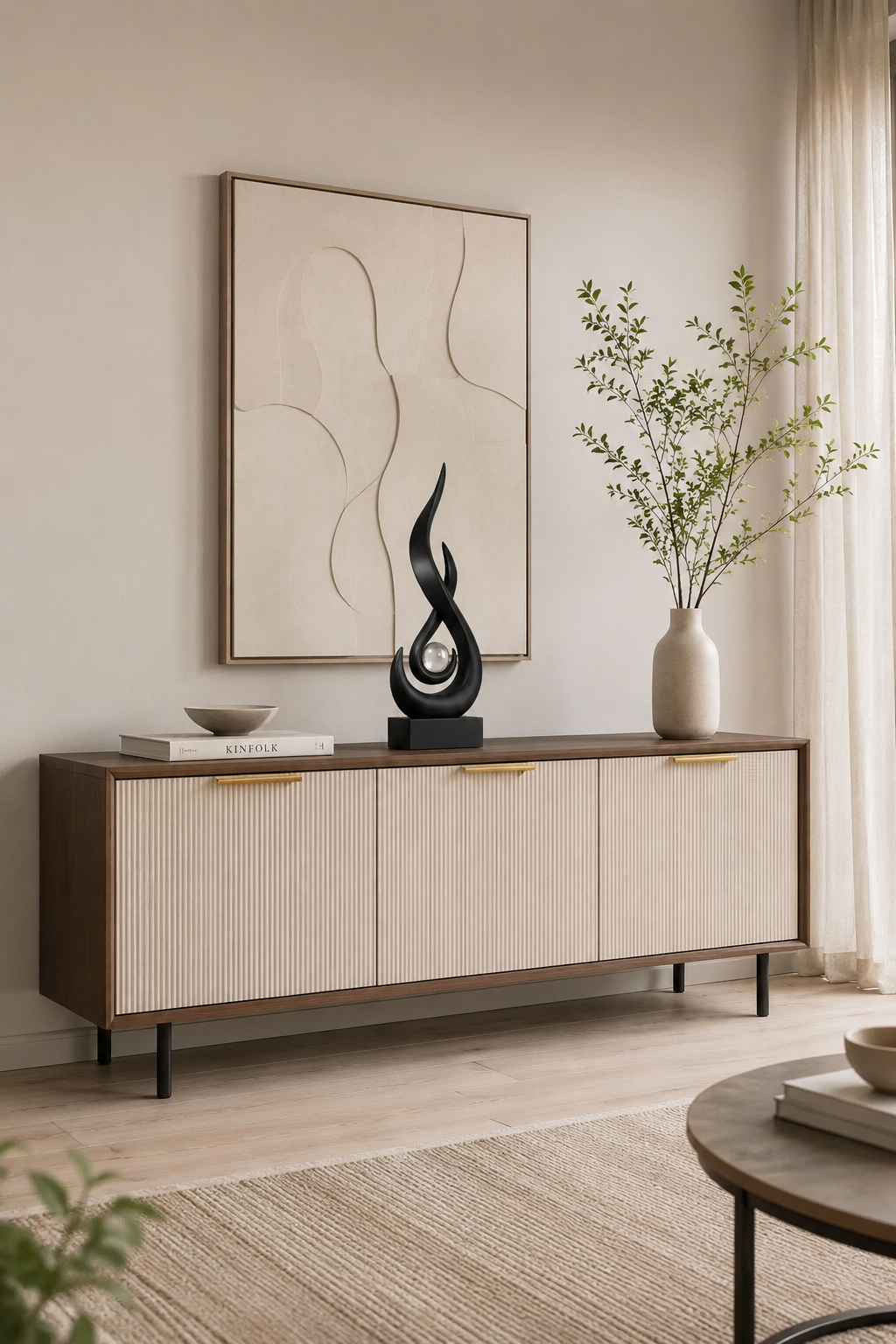 Estatueta decorativa em resina Artys