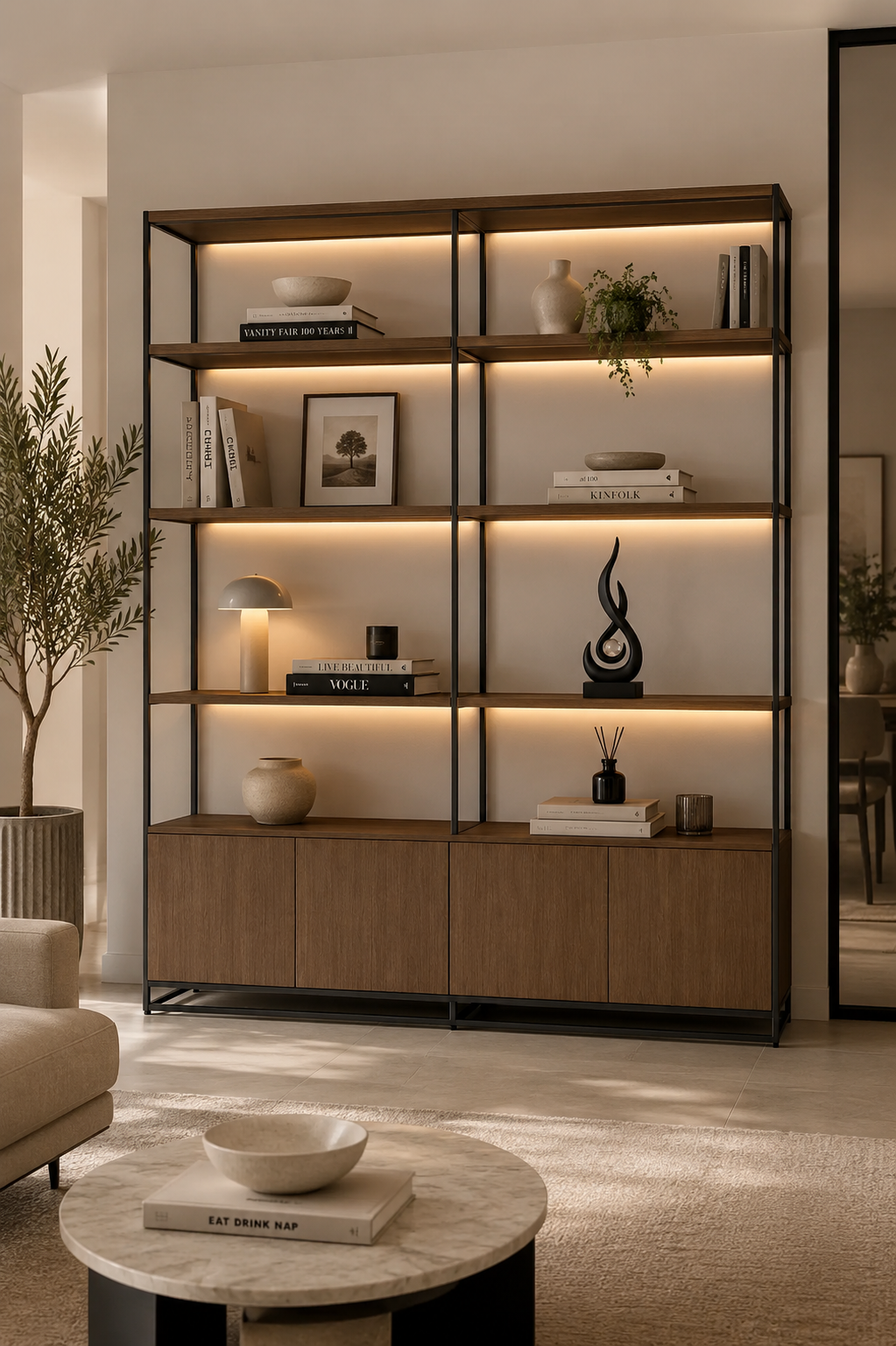 Estatueta decorativa em resina Artys