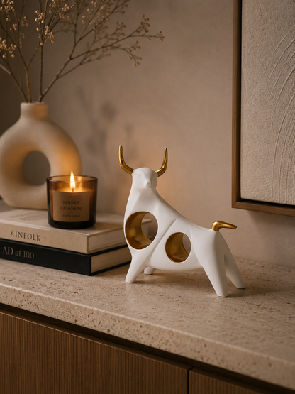 Estatueta decorativa em resina Bóros