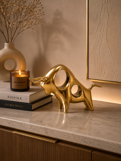 Estatueta decorativa em resina Bóros