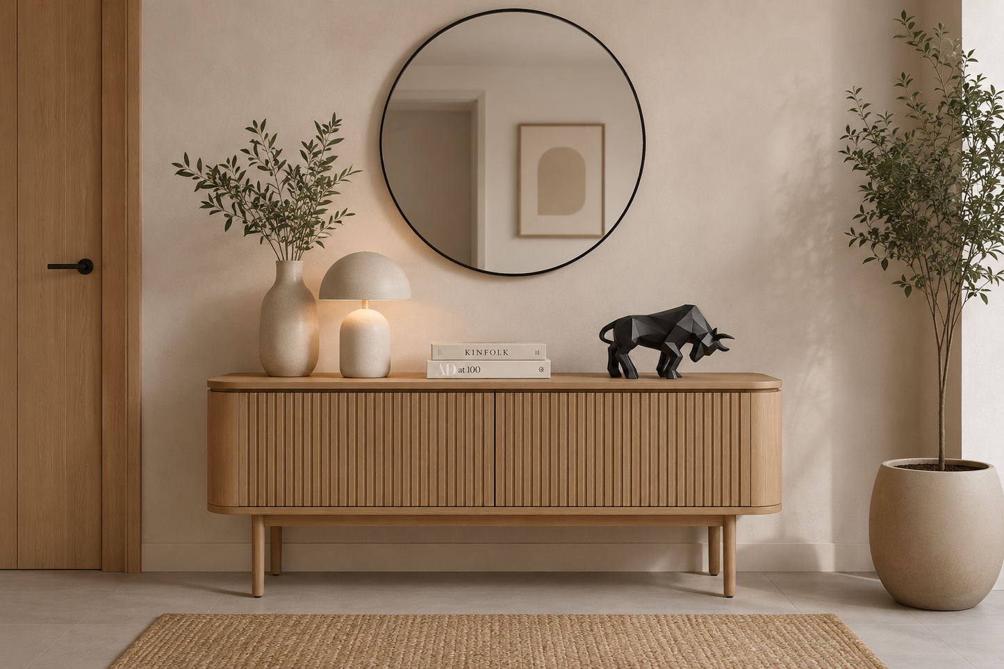 Estatueta decorativa em resina Boldur