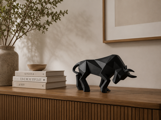 Estatueta decorativa em resina Boldur