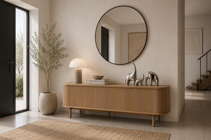 Conjunto de estatuetas decorativas em resina Flowe