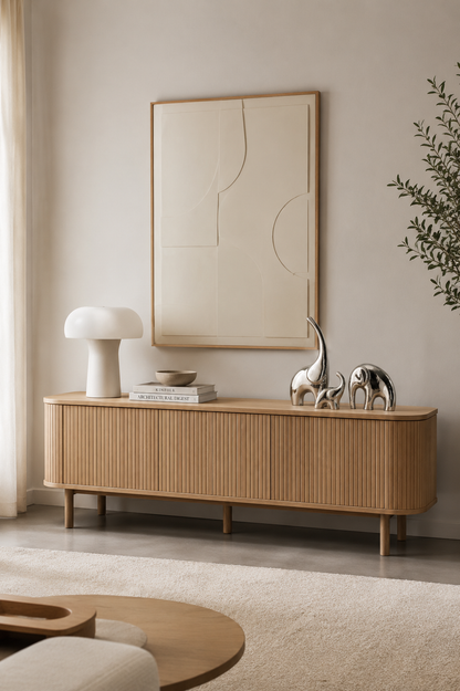Conjunto de estatuetas decorativas em resina Flowe