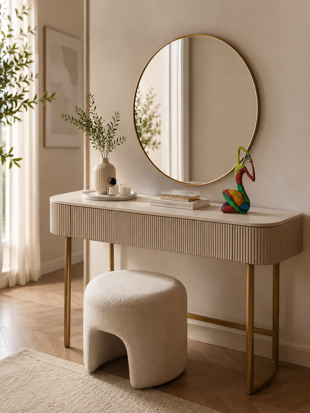 Estatuetas decorativas em resina Kaya