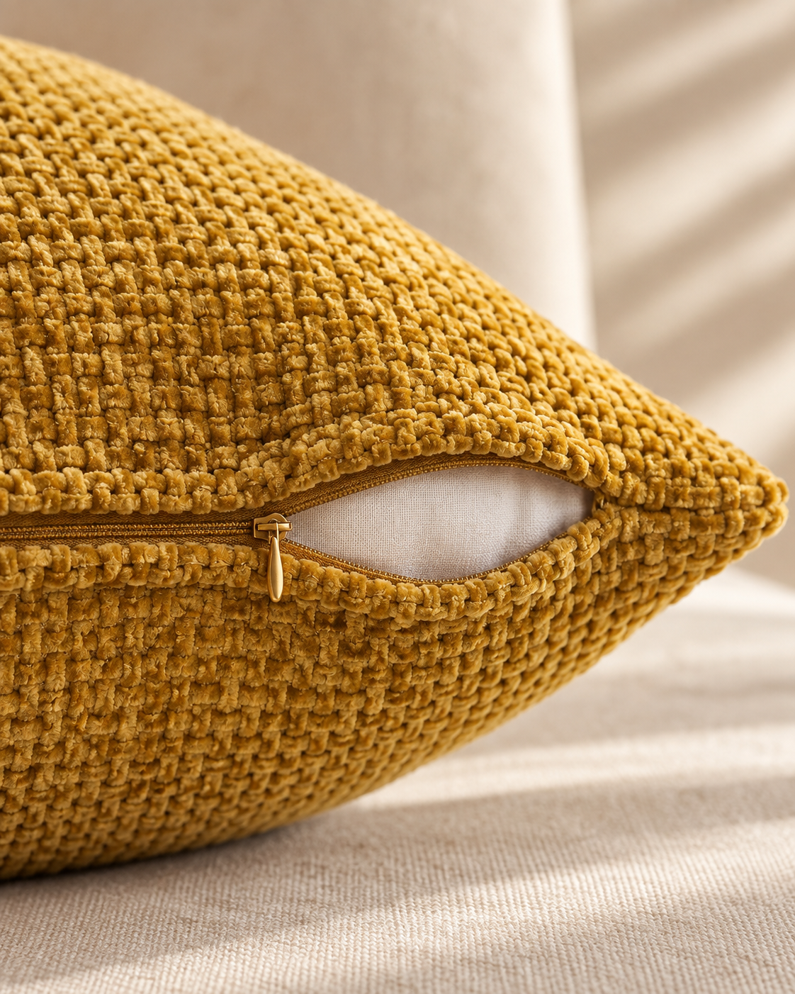 Capa de almofada em chenille Norr