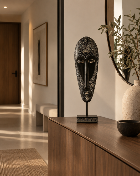 Estatueta decorativa em resina Koro