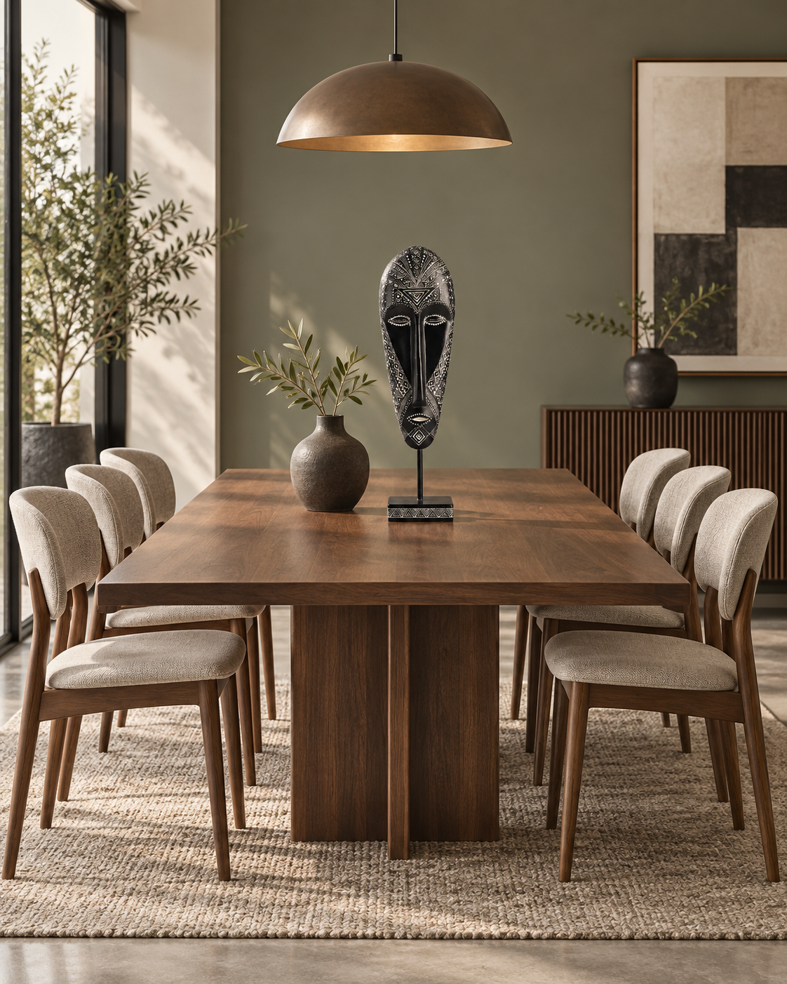 Estatueta decorativa em resina Koro