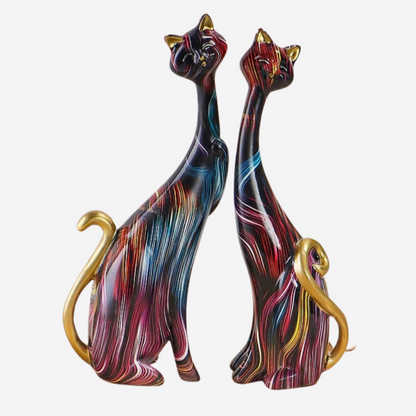 Estátuas Abstratas - ESTATUETA DE GATO - Uhauu!