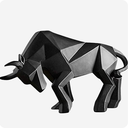 BULL STATUETTE - ABSTRACT