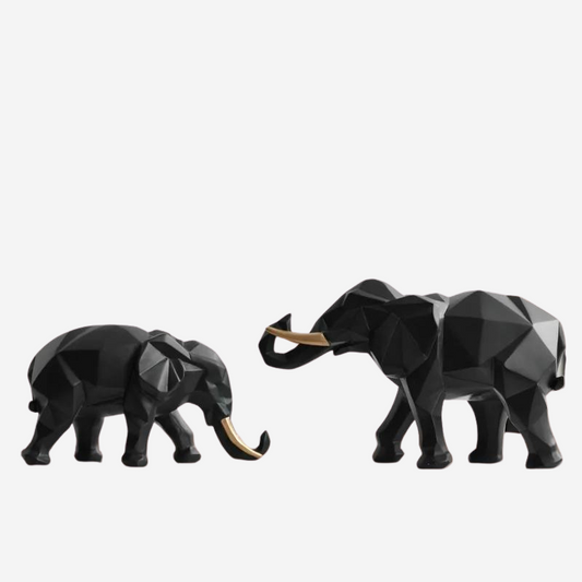 ABSTRACT ELEPHANT STATUETTE
