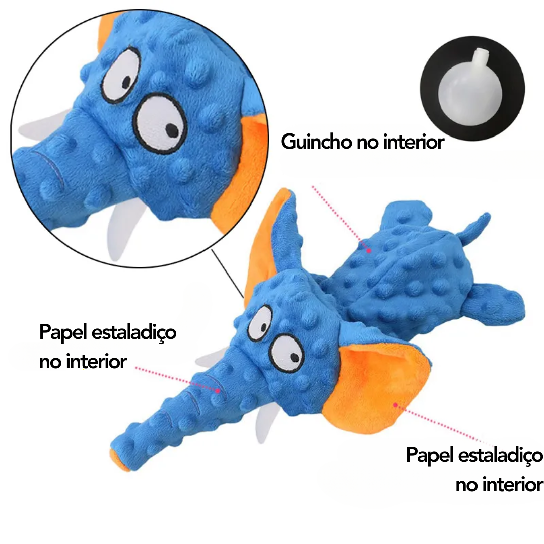 Peluches - BRINQUEDO ELEFANTE - INTERATIVO - Uhauu!