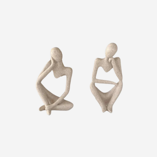 ABSTRACT STATUETTES - "THE THINKER"
